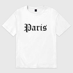 Женская футболка оверсайз Paris - France