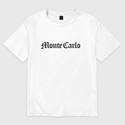 Футболка оверсайз женская Monte Carlo - Monaco, цвет: белый