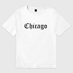 Женская футболка оверсайз Chicago Illinois - USA