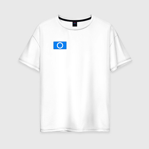 Женская футболка оверсайз Squid Game labyrinth / Белый – фото 1