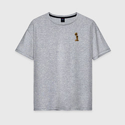 Женская футболка оверсайз Кобе Брайант номер 8