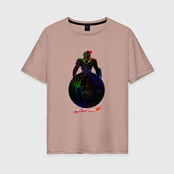 Женская футболка оверсайз Anime Goblin Slayer Оркболг