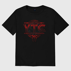 Женская футболка оверсайз Roman Reigns ytc wwe logo