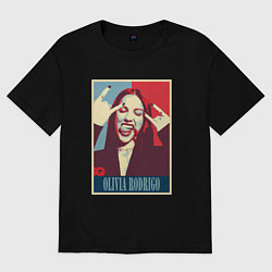 Женская футболка оверсайз Olivia Rodrigo rock