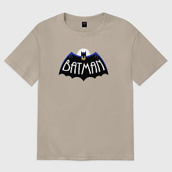 Женская футболка оверсайз Мистер Бэтмен