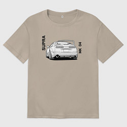 Женская футболка оверсайз Toyota Supra - MK4