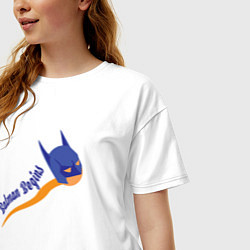 Футболка оверсайз женская Бэтмен начинается, цвет: белый — фото 2