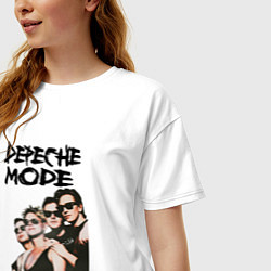 Футболка оверсайз женская Depeche Mode 1990 - Violator, цвет: белый — фото 2