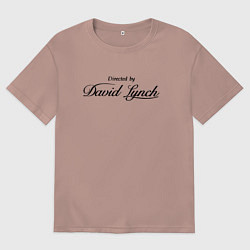 Футболка оверсайз женская Directed by David Lynch: Blue Velvet, цвет: пыльно-розовый