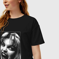 Футболка оверсайз женская Laura Palmer Doppelganger, цвет: черный — фото 2