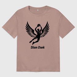 Женская футболка оверсайз Slam dunk