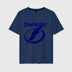 Футболка оверсайз женская HC Tampa Bay, цвет: тёмно-синий