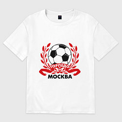 Футболка оверсайз женская ФК Торпедо, цвет: белый