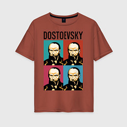 Женская футболка оверсайз Dostoevsky