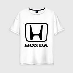 Женская футболка оверсайз Honda logo