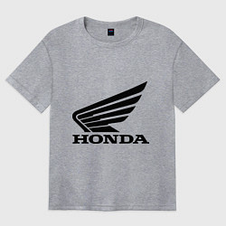 Футболка оверсайз женская Honda Motor, цвет: меланж
