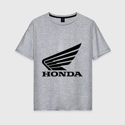 Футболка оверсайз женская Honda Motor, цвет: меланж