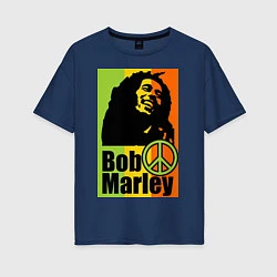 Женская футболка оверсайз Bob Marley: Jamaica