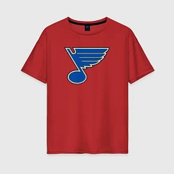 Женская футболка оверсайз St Louis Blues