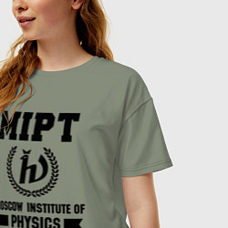 Футболка оверсайз женская MIPT Institute, цвет: авокадо — фото 2