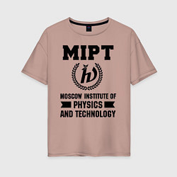 Женская футболка оверсайз MIPT Institute