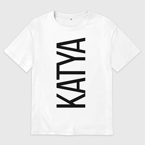 Женская футболка оверсайз Катя / Белый – фото 1