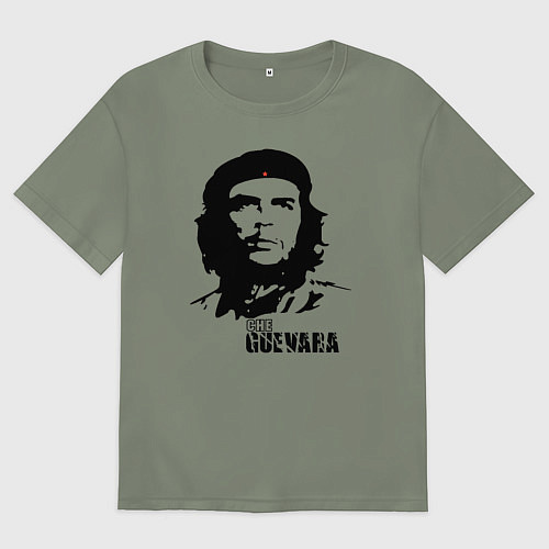 Женская футболка оверсайз Эрнесто Че Гевара / Авокадо – фото 1
