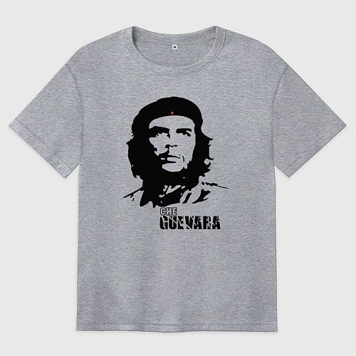 Женская футболка оверсайз Эрнесто Че Гевара / Меланж – фото 1