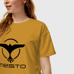 Футболка оверсайз женская Tiesto, цвет: горчичный — фото 2