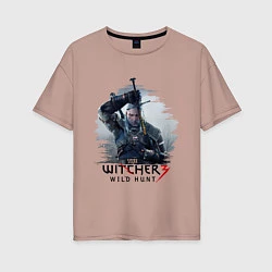 Женская футболка оверсайз The Witcher 3