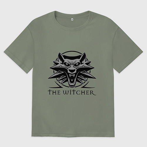 Женская футболка оверсайз The Witcher 3 / Авокадо – фото 1