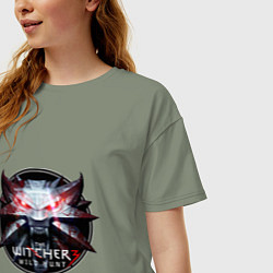 Футболка оверсайз женская The Witcher 3, цвет: авокадо — фото 2
