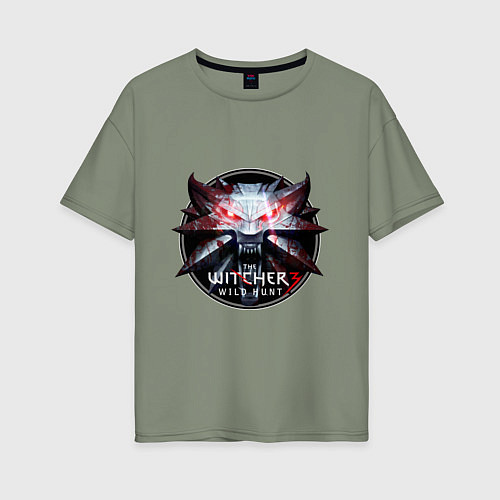 Женская футболка оверсайз The Witcher 3 / Авокадо – фото 1