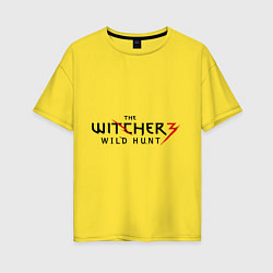 Женская футболка оверсайз The Witcher 3