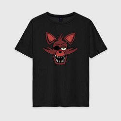 Женская футболка оверсайз Foxy FNAF