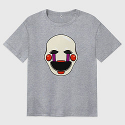 Футболка оверсайз женская Puppet FNAF Марионетка, цвет: меланж