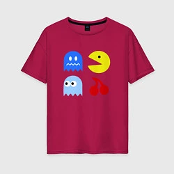 Женская футболка оверсайз Pac-Man Pack