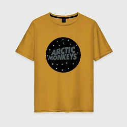 Женская футболка оверсайз Arctic Monkeys: Black