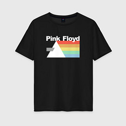 Футболка оверсайз женская Pink Floyd, цвет: черный