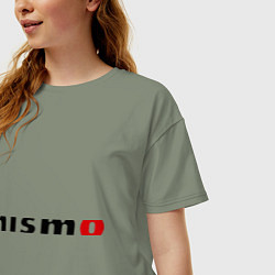 Футболка оверсайз женская Nismo, цвет: авокадо — фото 2
