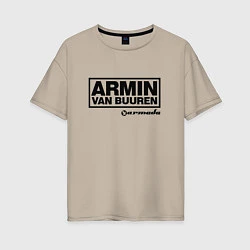 Женская футболка оверсайз Armin van Buuren