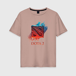 Женская футболка оверсайз Dota 2 Shadows