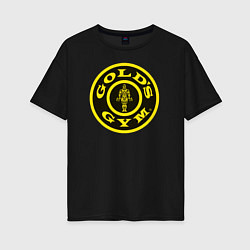 Женская футболка оверсайз Gold's Gym