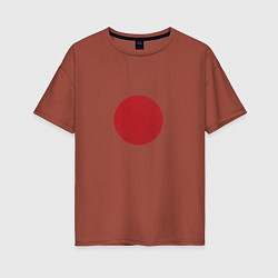 Женская футболка оверсайз Япония минимализм