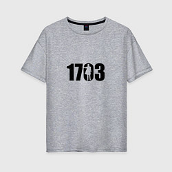 Женская футболка оверсайз 1703