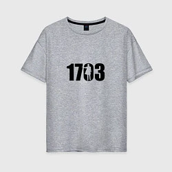 Женская футболка оверсайз 1703