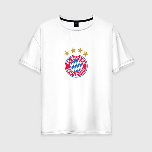 Женская футболка оверсайз Super Bayern 1900 / Белый – фото 1