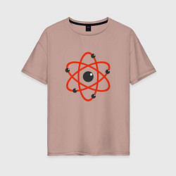 Женская футболка оверсайз Atomic Heart: Nuclear