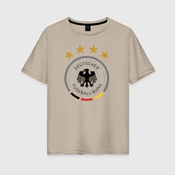 Женская футболка оверсайз Deutscher Fussball-Bund