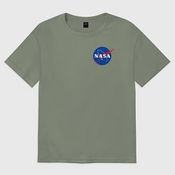 Футболка оверсайз женская NASA, цвет: авокадо